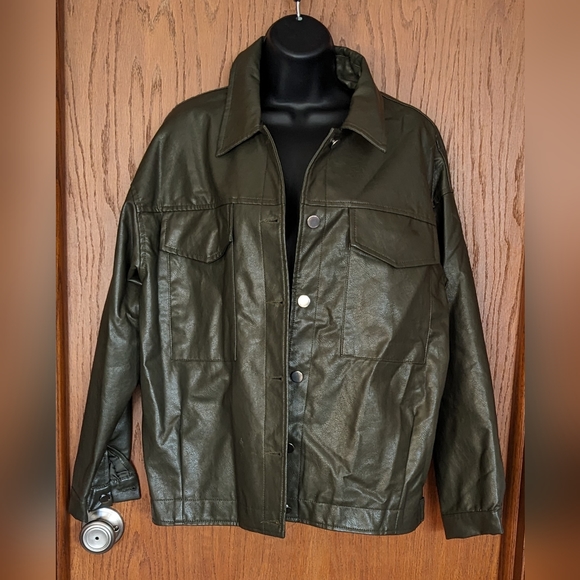 Princess‎ Polly Vegan Leather Jacket - Picture 1 of 7